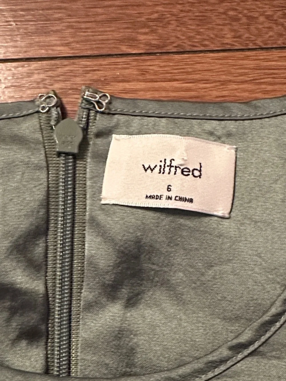 Aritzia Wilfred Didi Satin Dress. - Picture 6 of 12